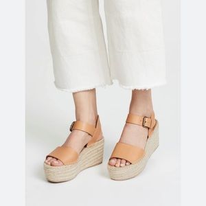 Soludos Minorca High Platform Size 6 in Nude Color